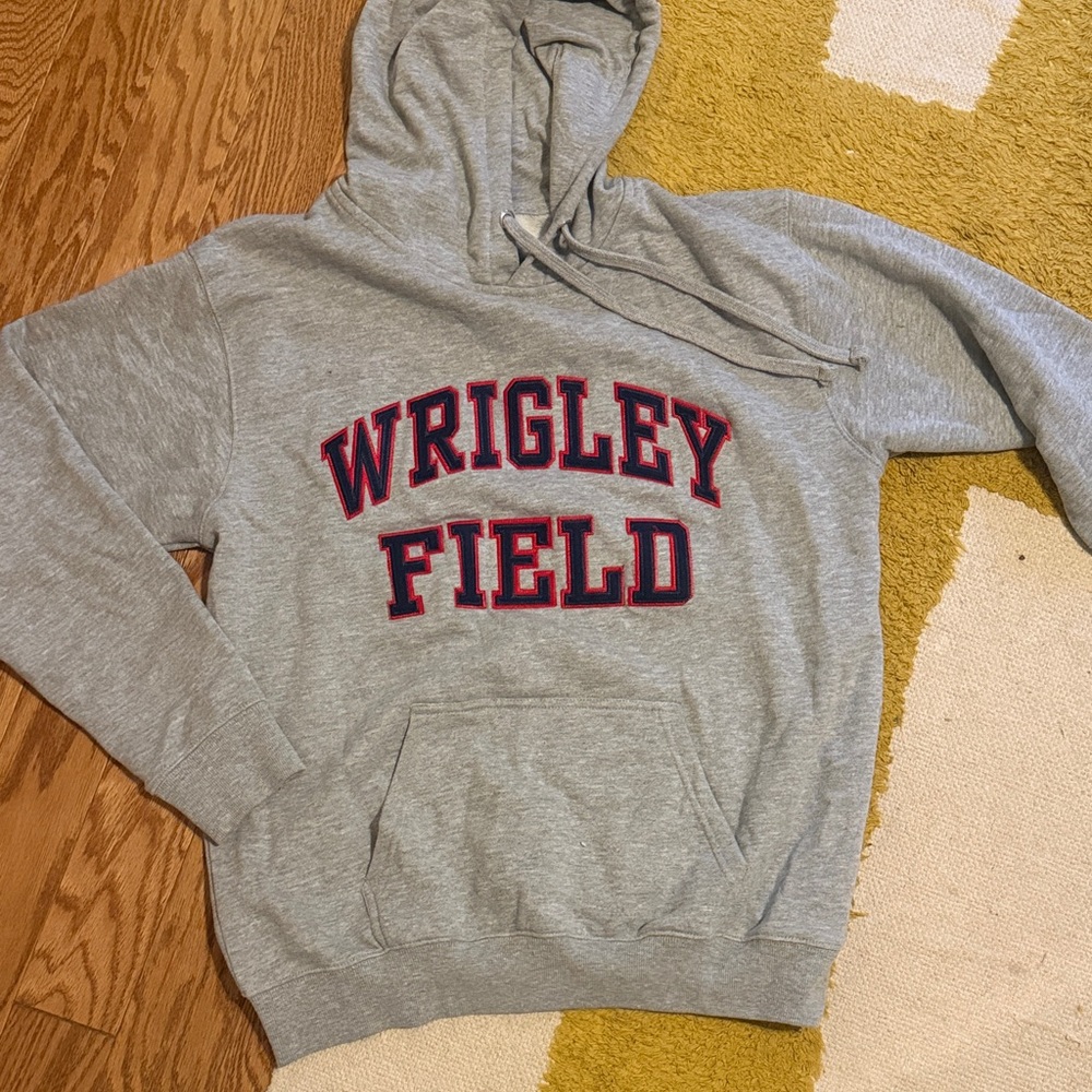 Gray Wrigley Field Hoodie